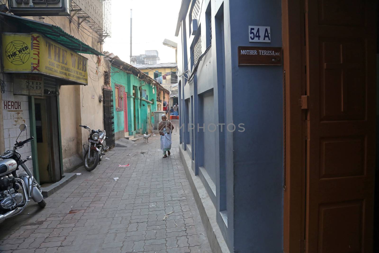 Mother House, Missionaries of Charity sisters of Mother Teresa of Calcutta in Kolkata, West Bengal, India.