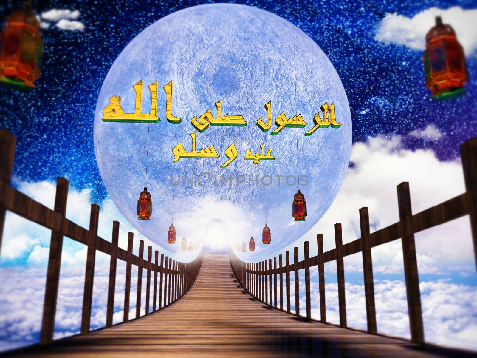 3d scene for islamic events by fares139