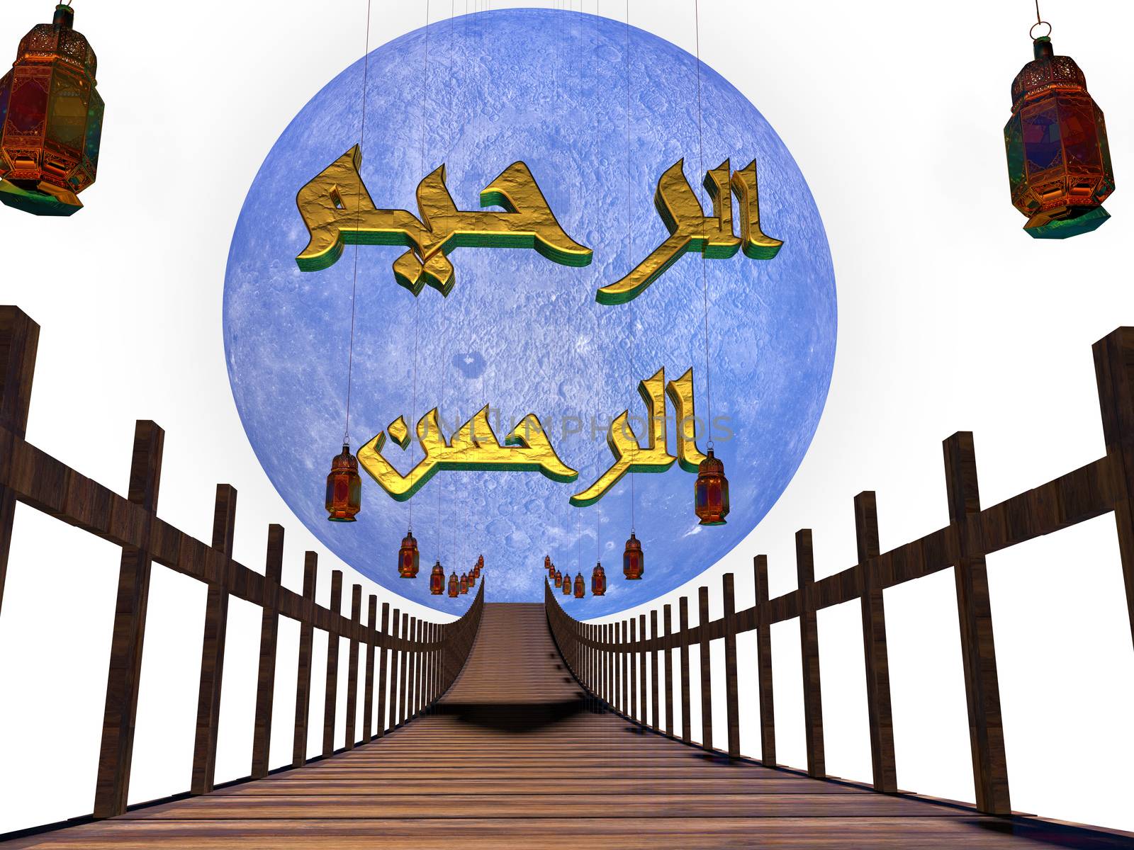 3d scene for islamic events by fares139