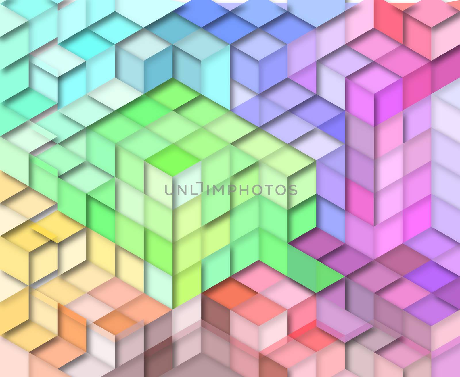 2d abstract illustration with multiple colors to be used as a background or other uses