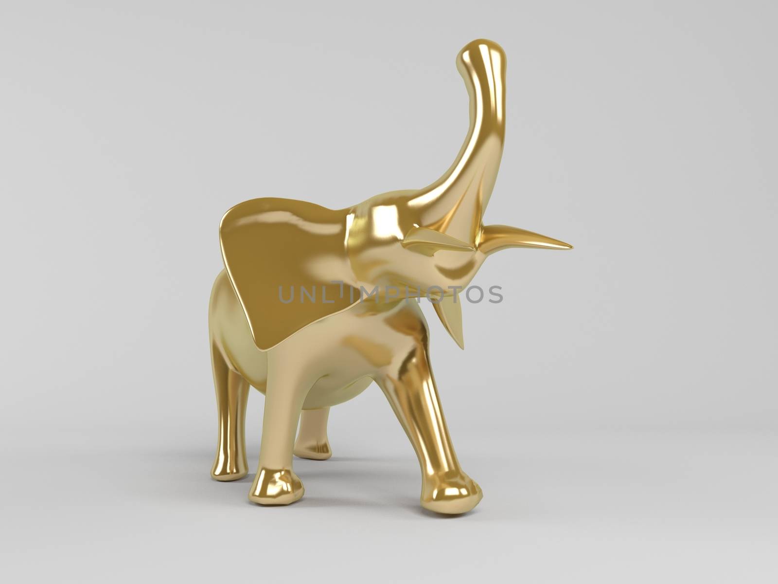 3d golden animal by fares139