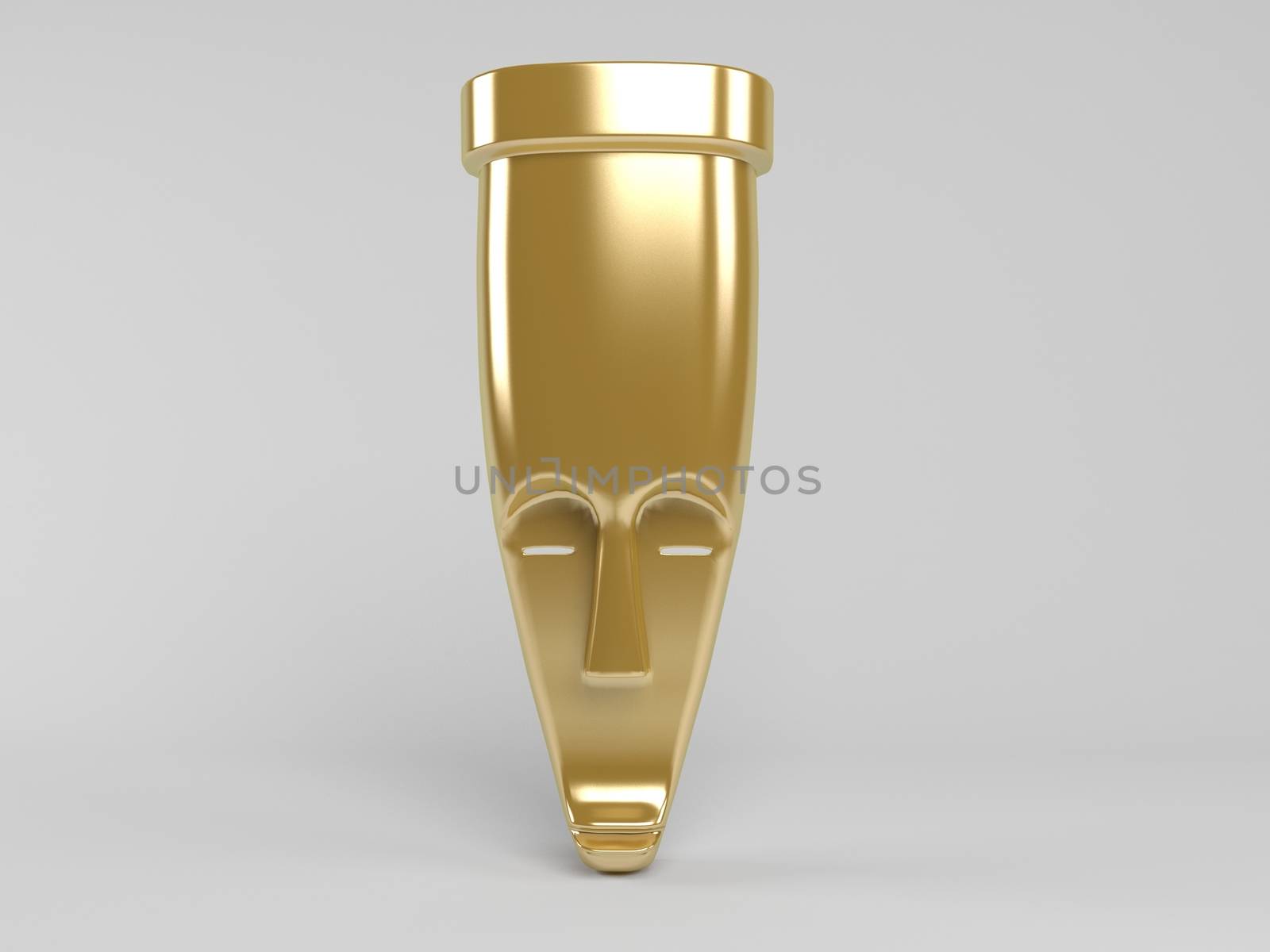 3d golden mask by fares139