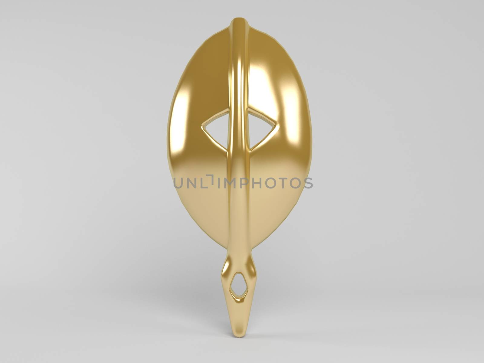 Carnival Masquerade Party Mask Isolated on White Background