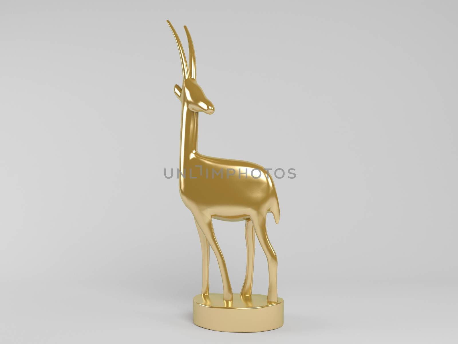 3d rendering of animal  inside a stage with high render quality to be used as a logo, medal, symbol, shape, emblem, icon, business, geometric, label or any other use. 