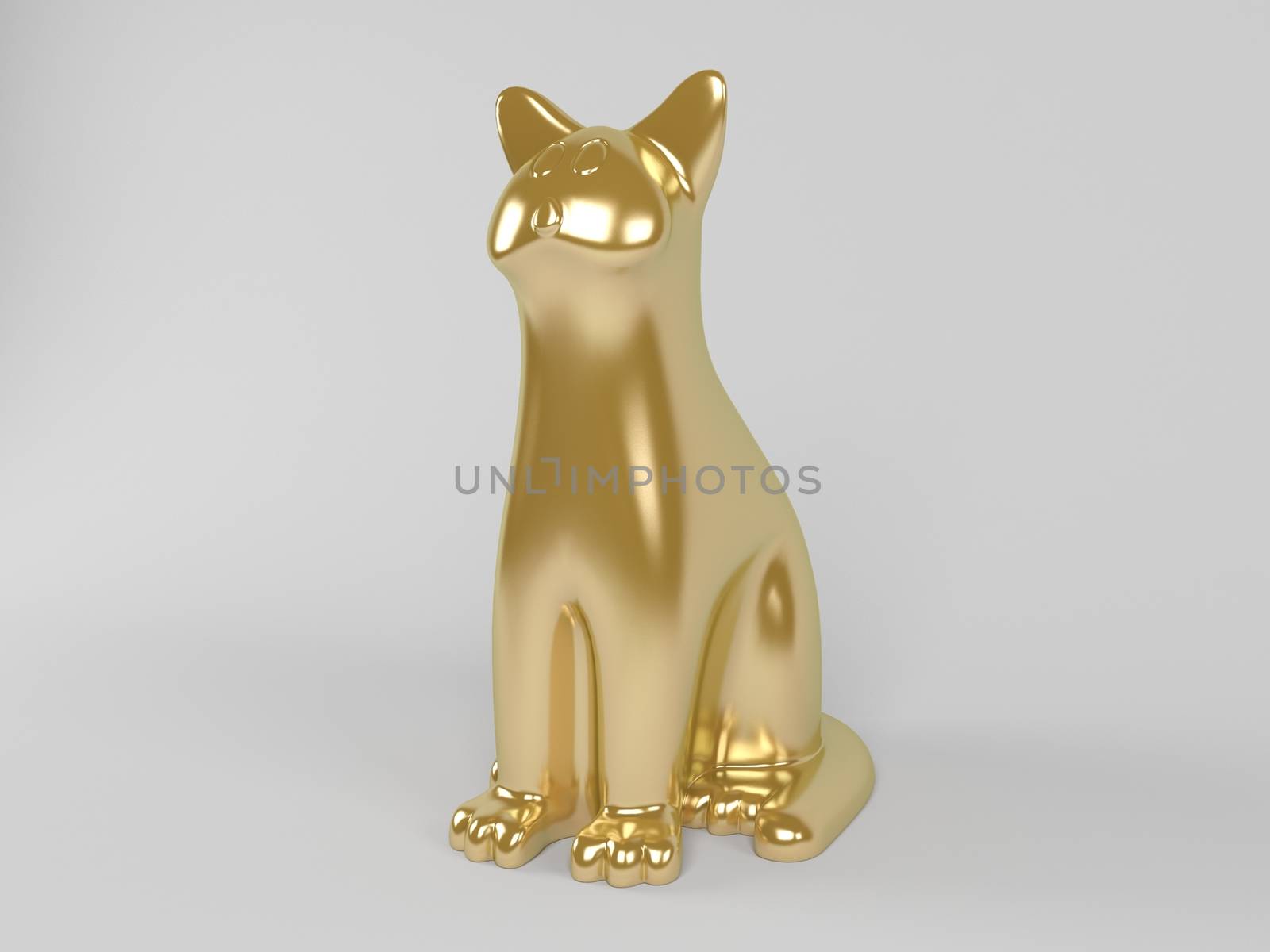 3d rendering of animal  inside a stage with high render quality to be used as a logo, medal, symbol, shape, emblem, icon, business, geometric, label or any other use. 