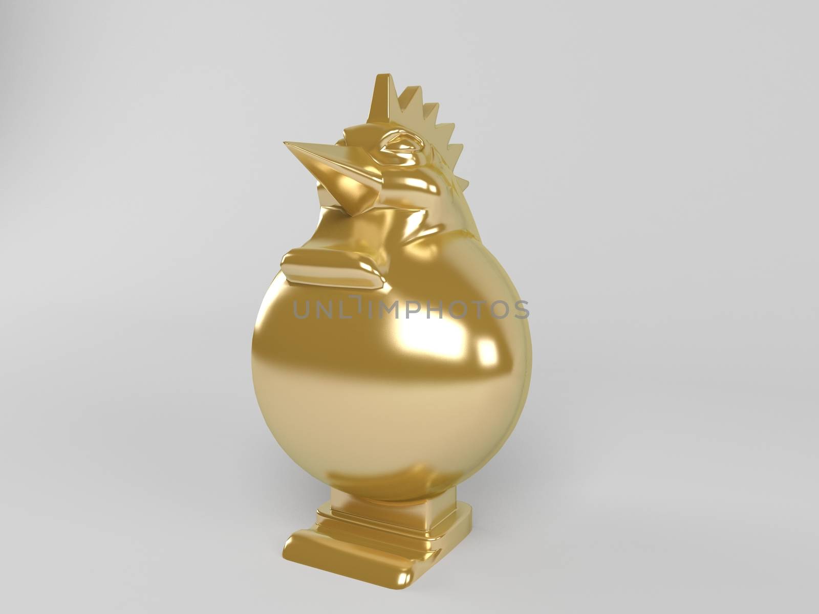 3d golden animal by fares139