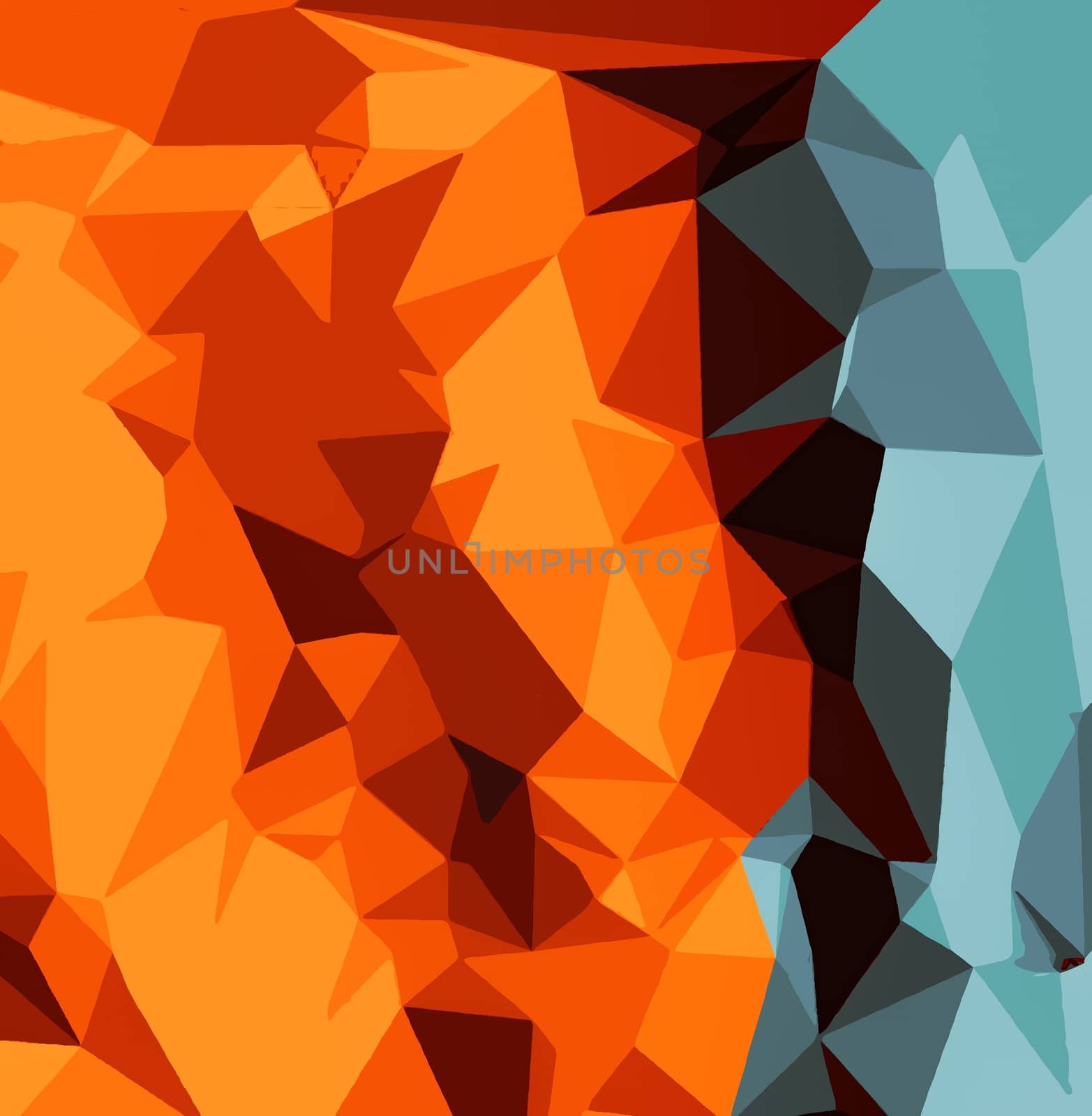 green blue brown orange and yellow abstract background