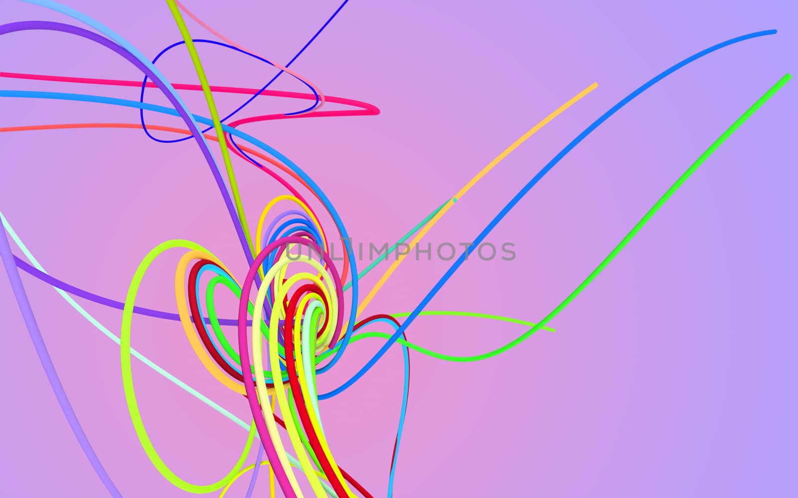 Moving colorful lines of abstract background by teerawit