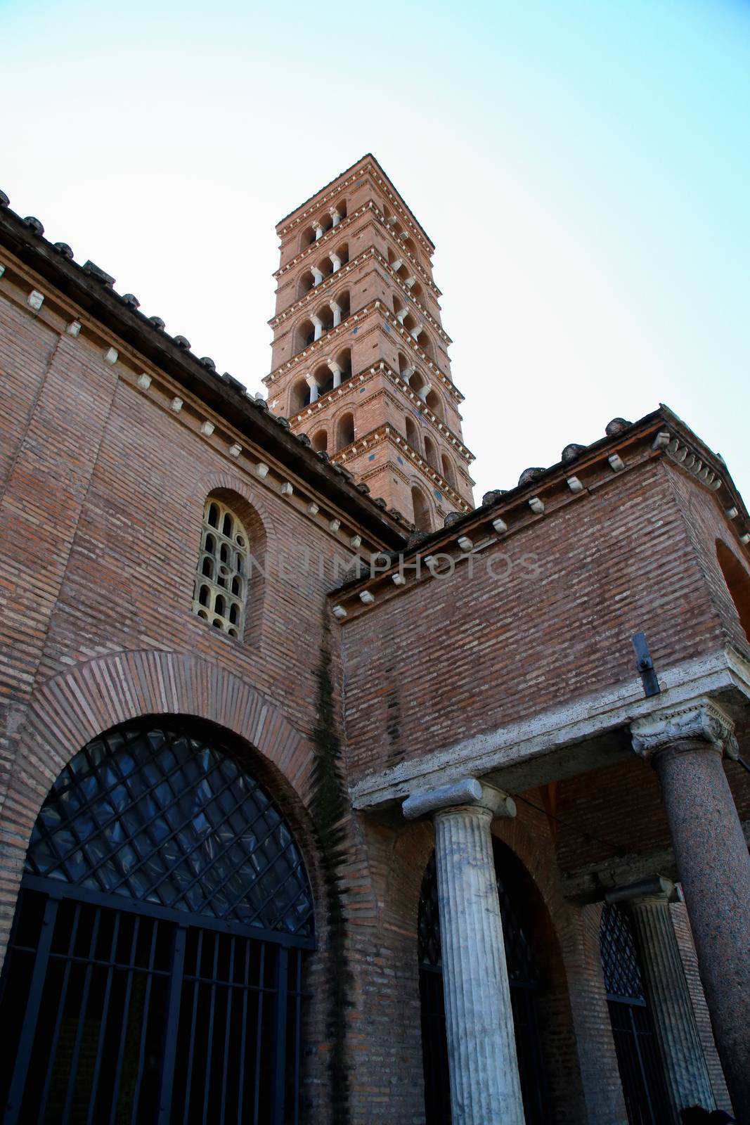 Bocca della Verita, Church of Santa Maria in Cosmedin in Rome, Italy