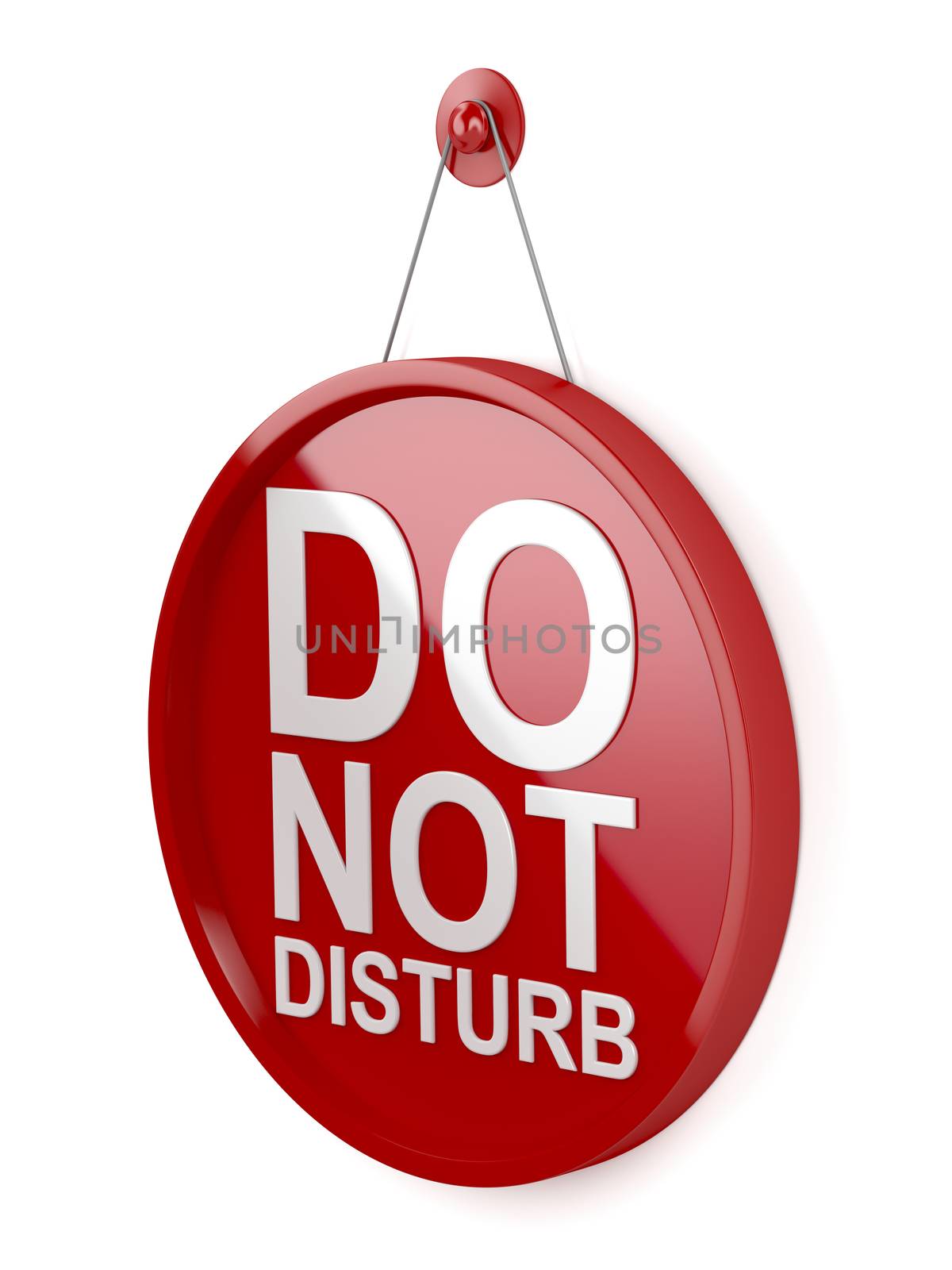Do not disturb signboard by magraphics