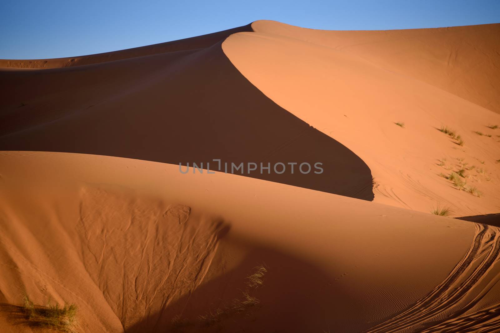 Dunes, Morocco, Sahara Desert by johnnychaos