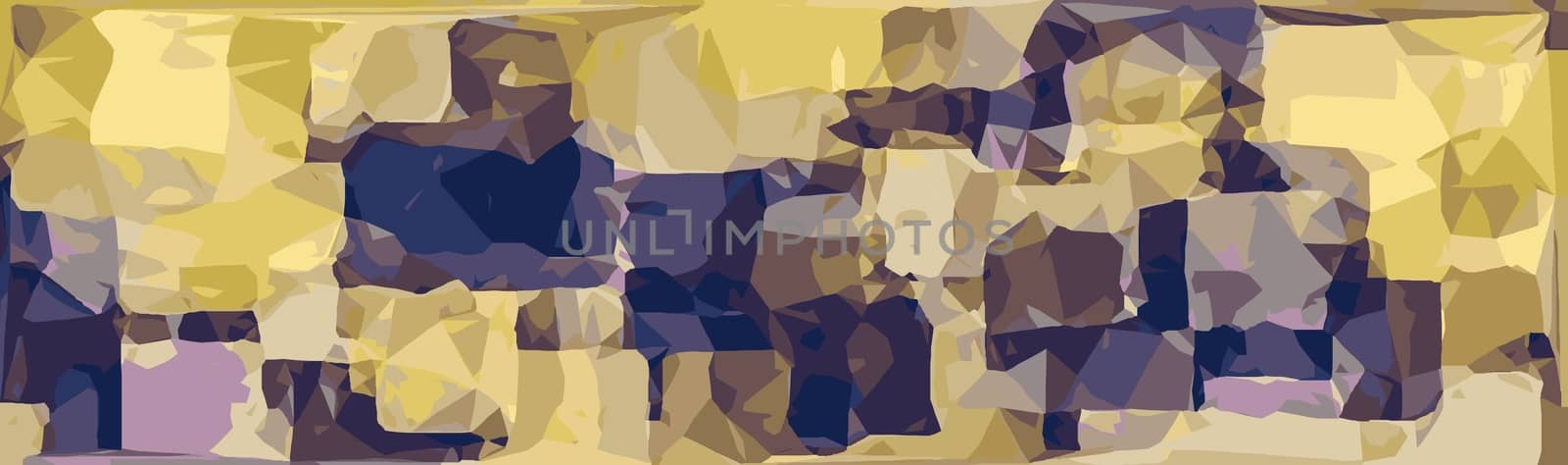 pink yellow blue painting abstract background in panorama by Timmi