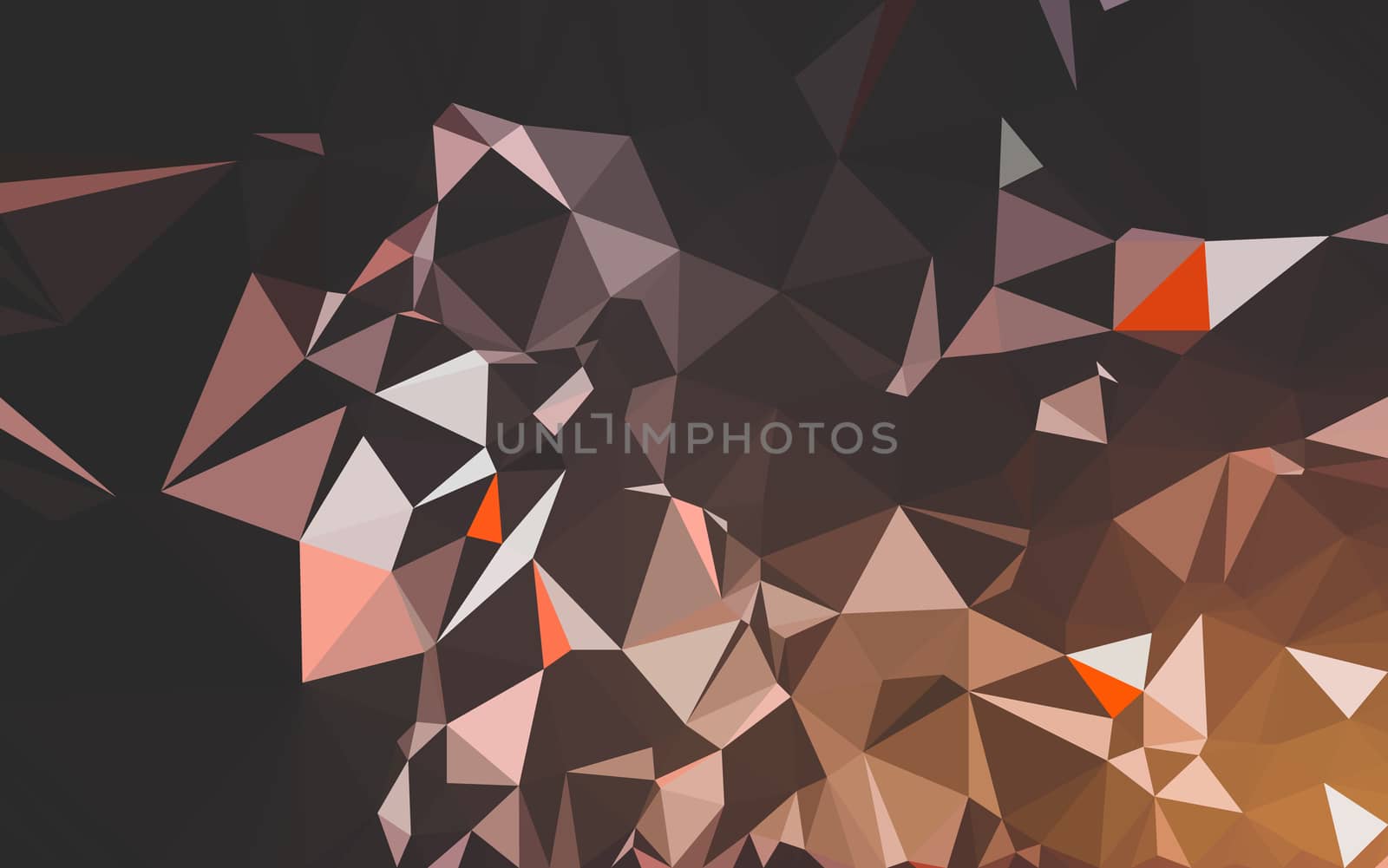 Abstract low poly background, geometry triangle by teerawit