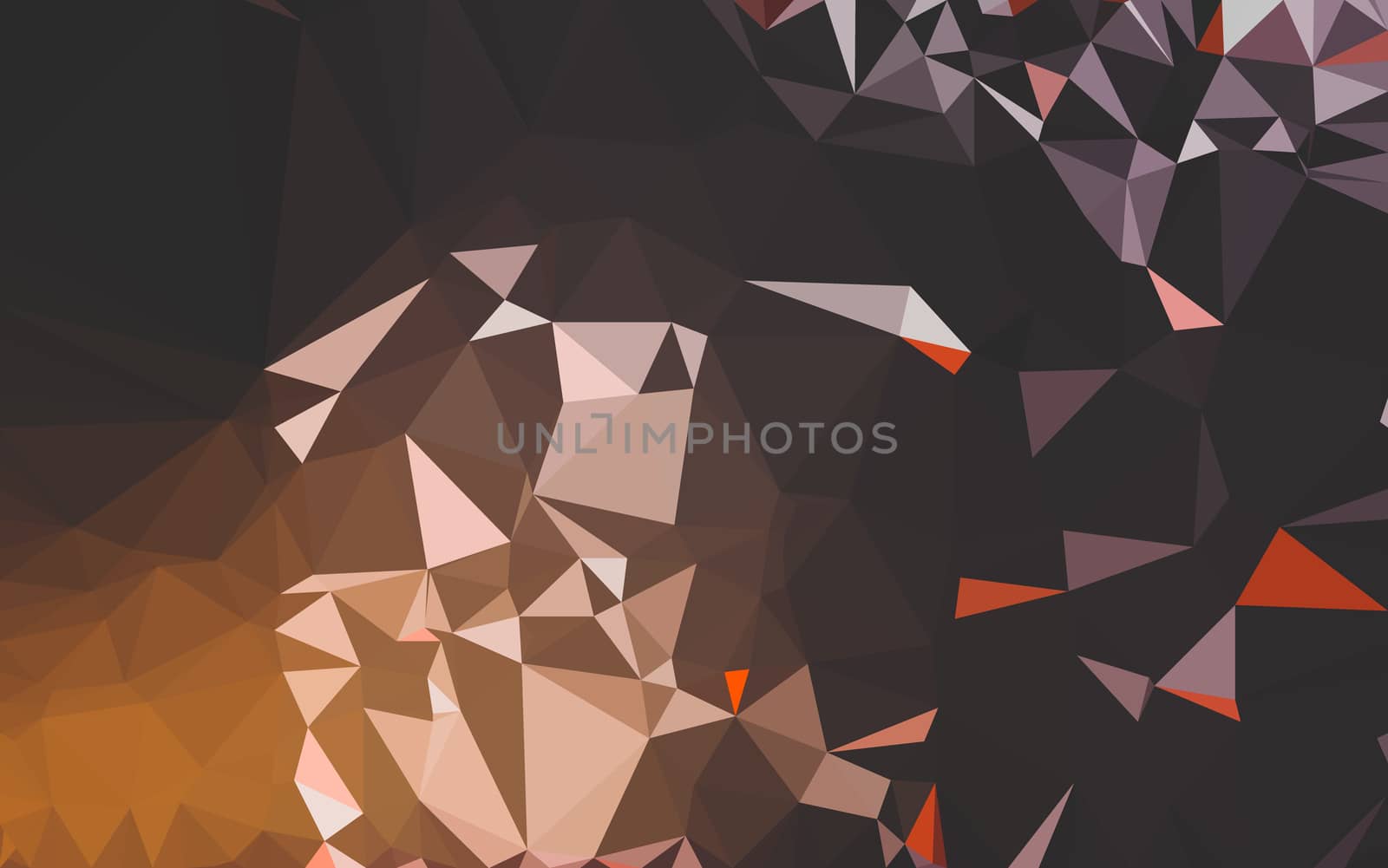 Abstract low poly background, geometry triangle by teerawit