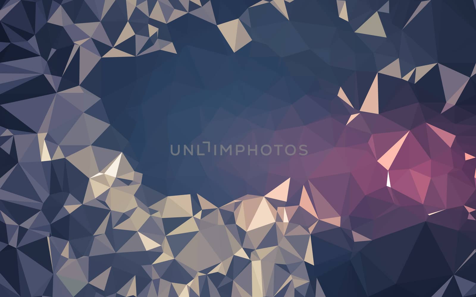 Abstract low poly background, geometry triangle, mosaic pastel color background