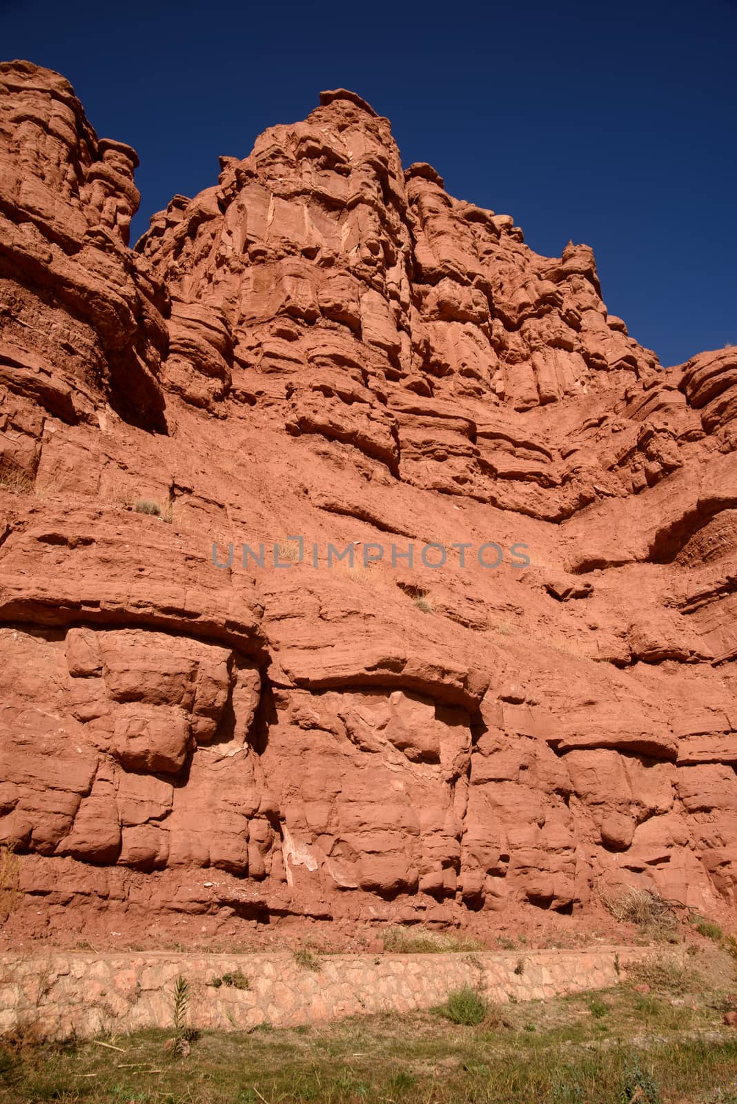 Scenic landscape in Dades Gorges, Atlas Mountains, Morocco by johnnychaos