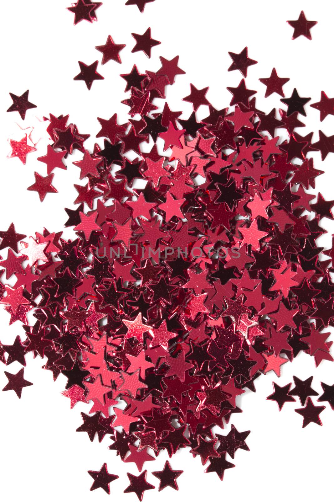 Red stars on white background by avanheertum