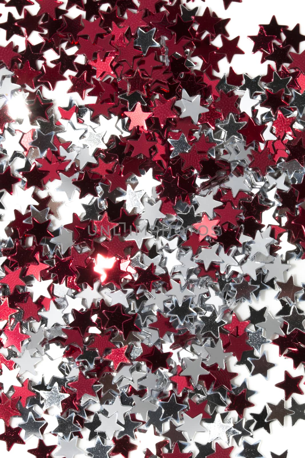 Red, silver and white stars by avanheertum