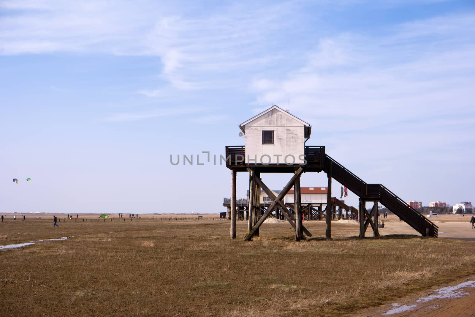 On the Beach of St. Peter-Ording in Germany by 3quarks