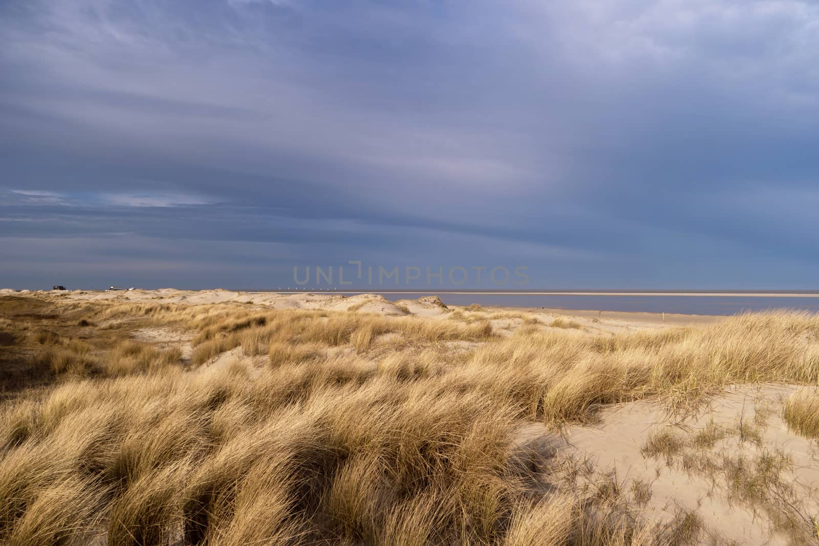 On the Beach of St. Peter-Ording in Germany