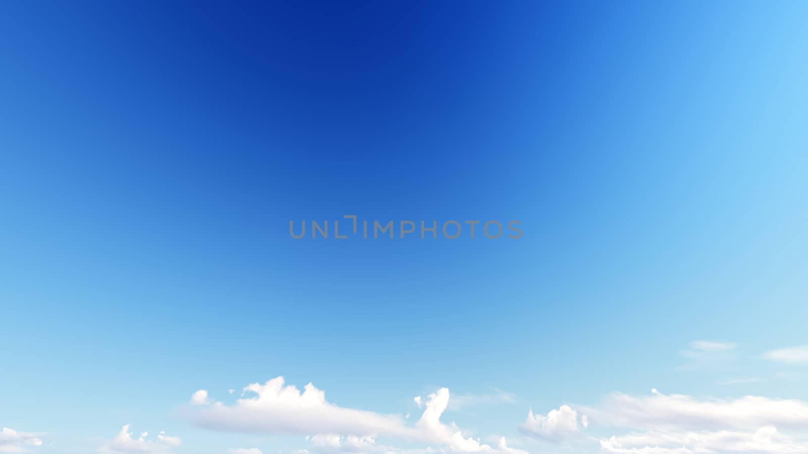 Cloudy blue sky abstract background, blue sky background with tiny clouds, 3d rendering

