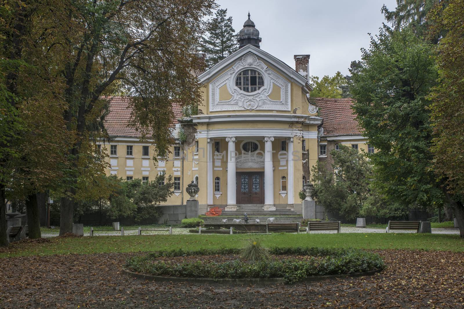 Famous central mineral bath in Bankya,Bulgaria