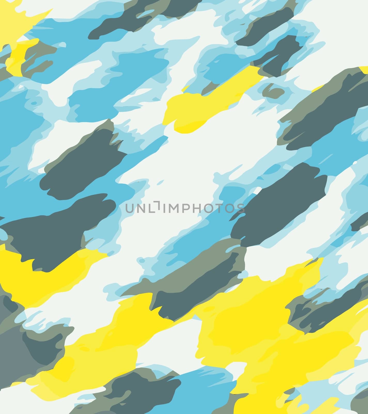 blue grey and yellow painting abstract background by Timmi