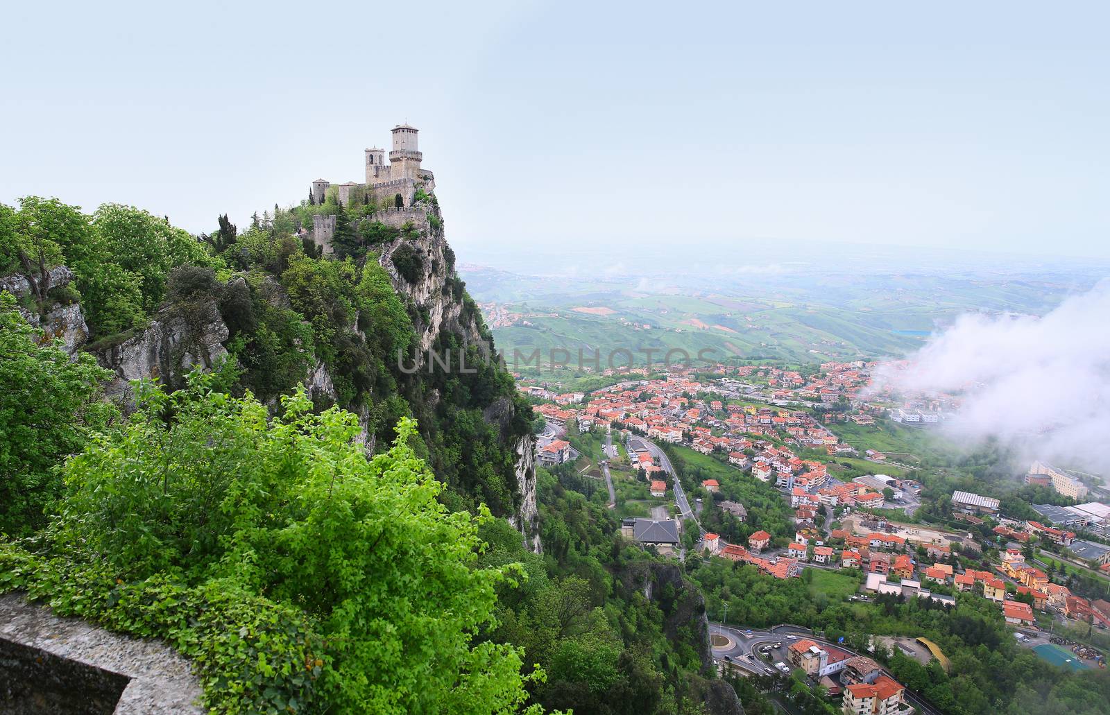 Rocca della Guaita, the most ancient fortress of San Marino, Italy