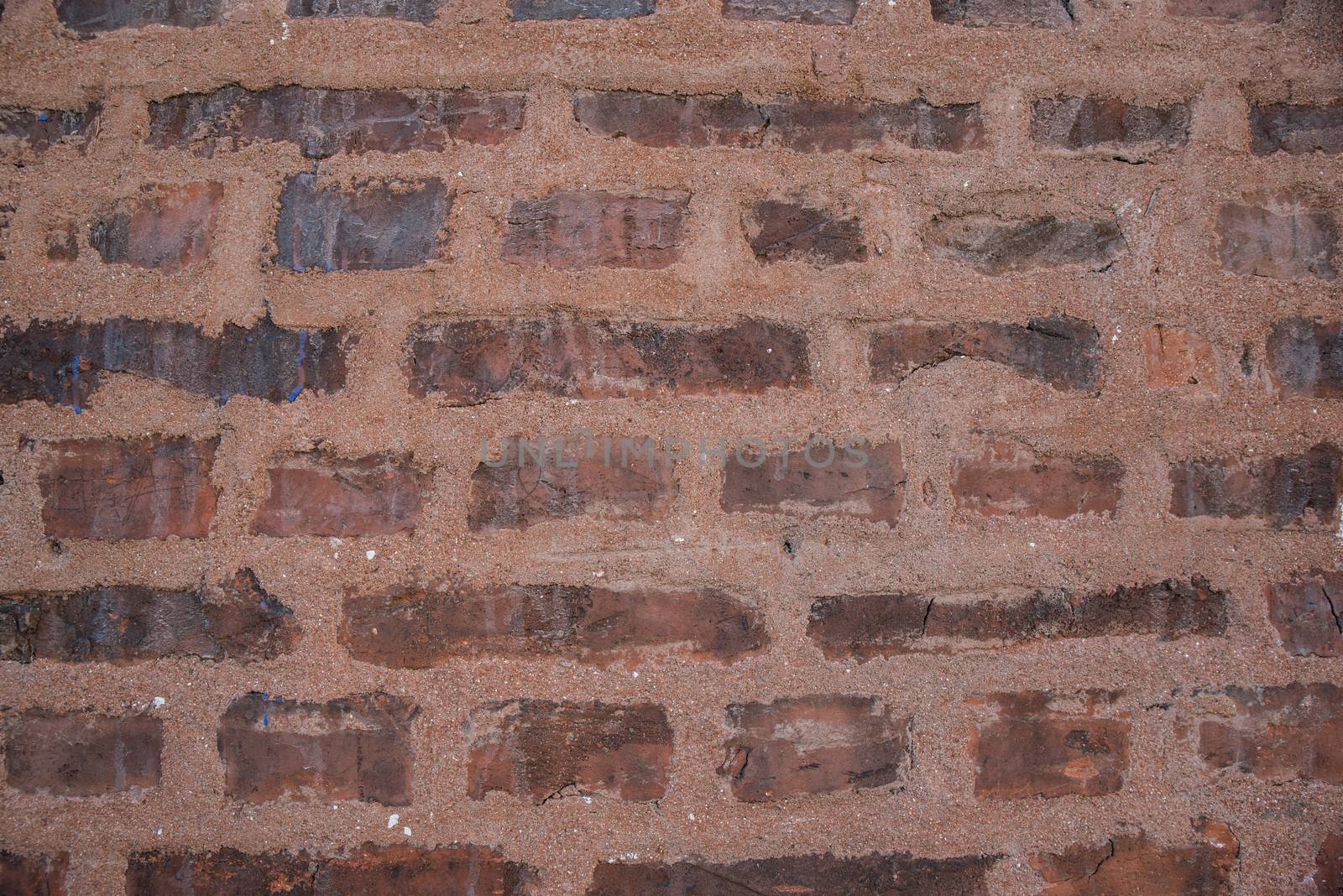 Medieval Fortress Antique Brick Rampart background