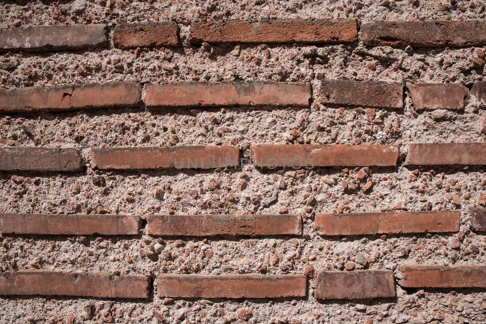 Medieval Fortress Antique Brick Rampart background