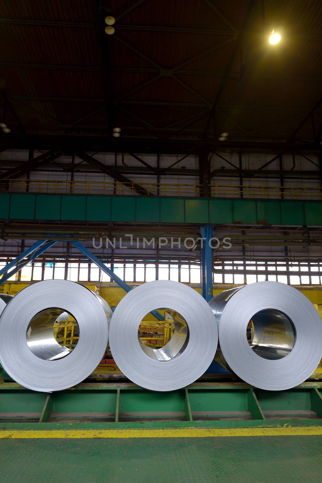 galvanized steel coil in warehouse
