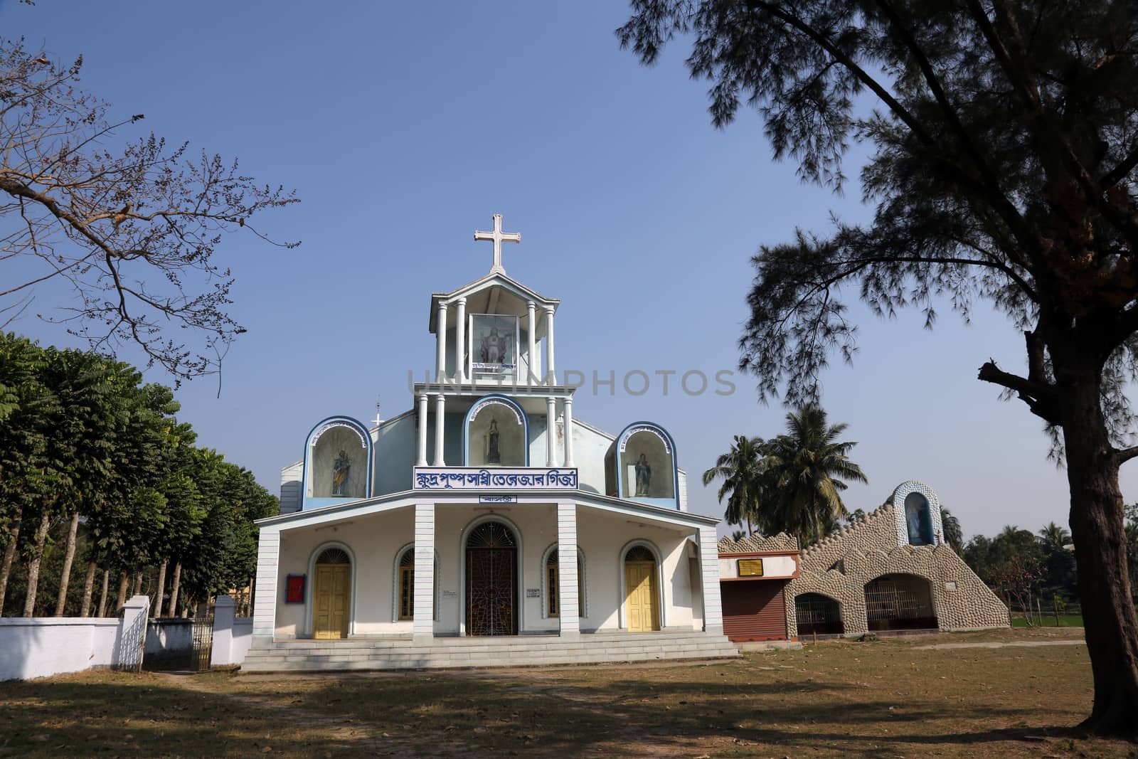 The Catholic Church in Bosonti, West Bengal, India.