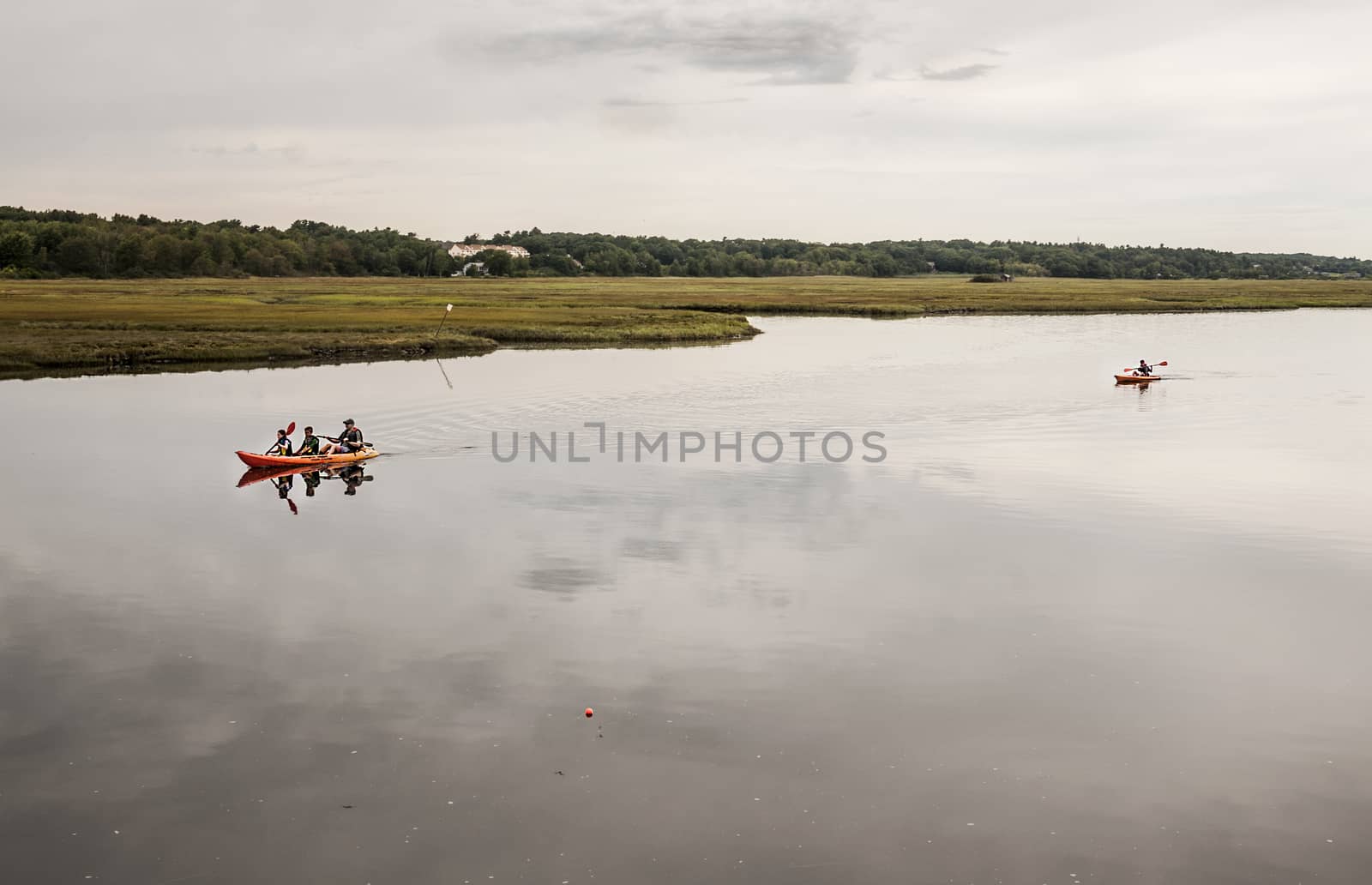 Kayaking in Maine by edella