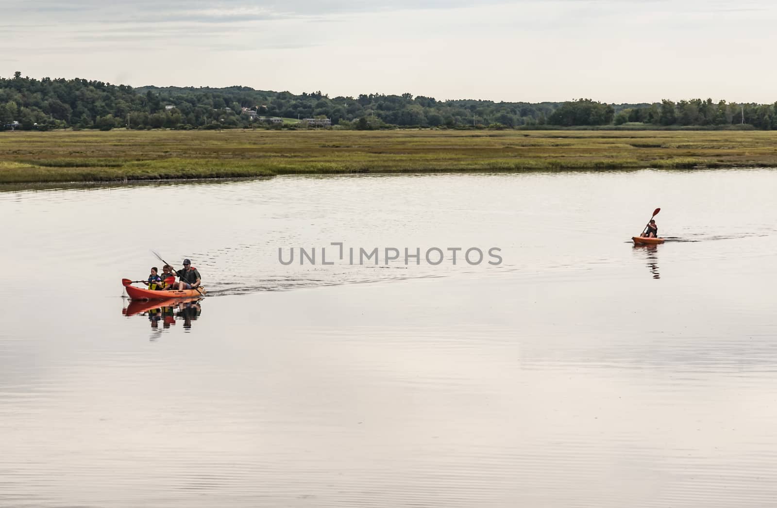 Kayaking in Maine by edella