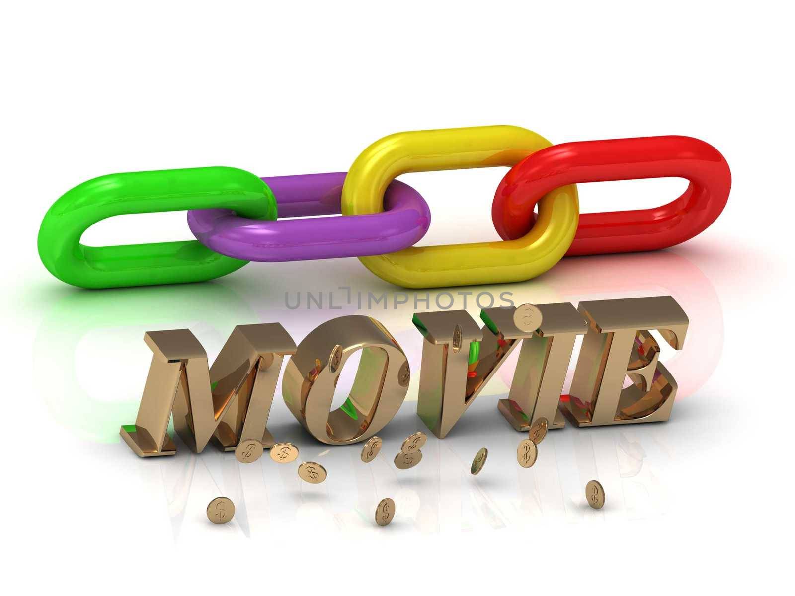 MOVIE- inscription of bright letters and color chain by GreenMost
