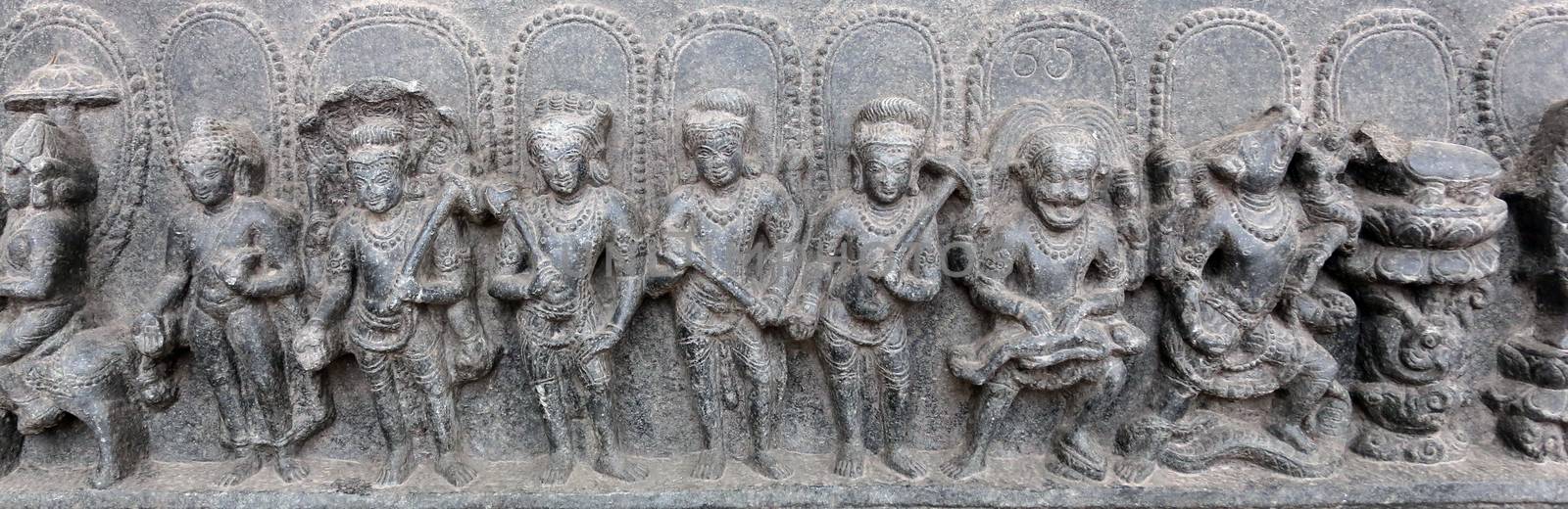 Dasavatara, from 10/11th century found in Basalt, Bihar now exposed in the Indian Museum in Kolkata