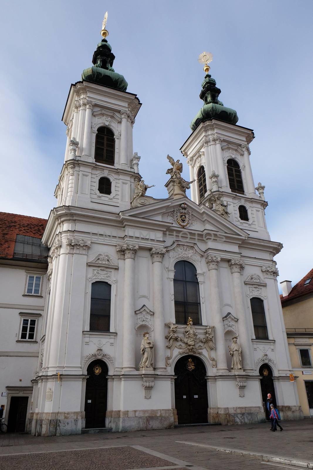 Mariahilf church in Graz, Styria, Austria