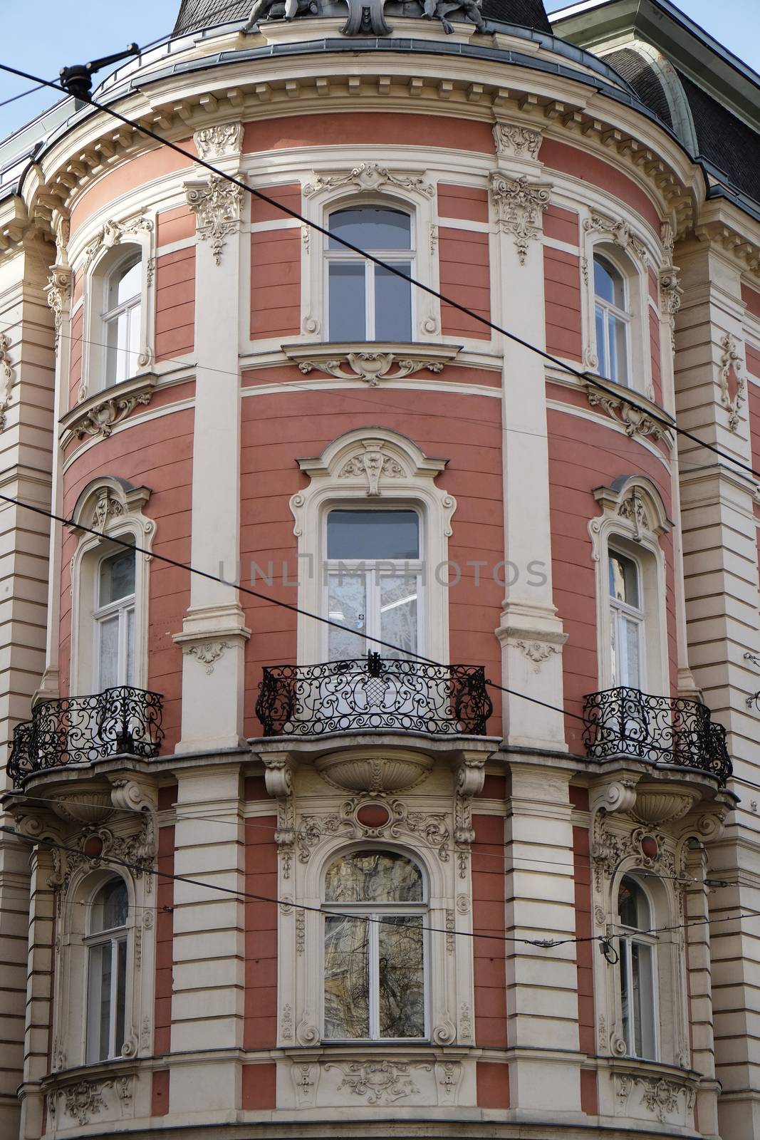 Architecture along Hauptplatz main square city of  Graz, Styria, Austria