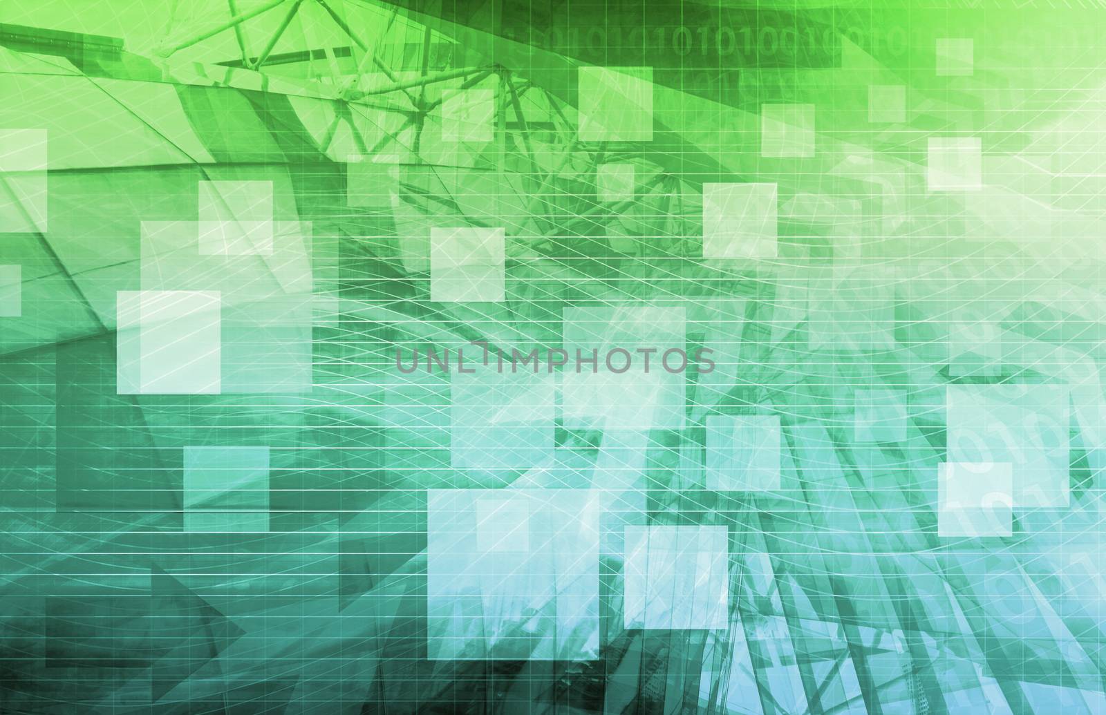 Computer Science as a Abstract Background Art