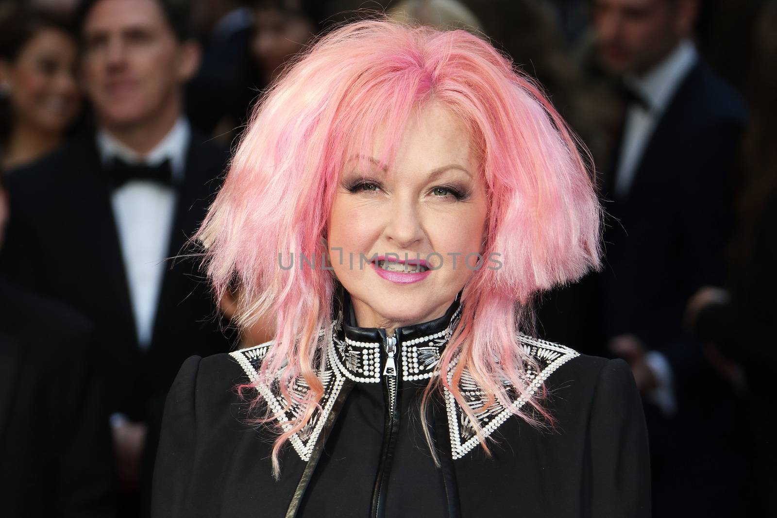 UK, London: Cyndi Lauper hits the red carpet for the Olivier Awards at the Royal Opera House in London on April 3, 2016.