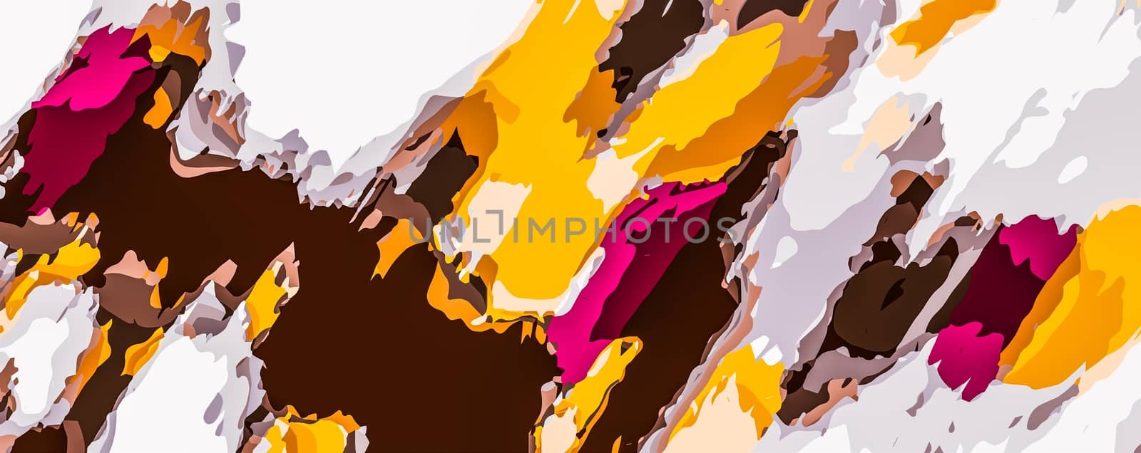 yellow brown and pink painting abstract background by Timmi