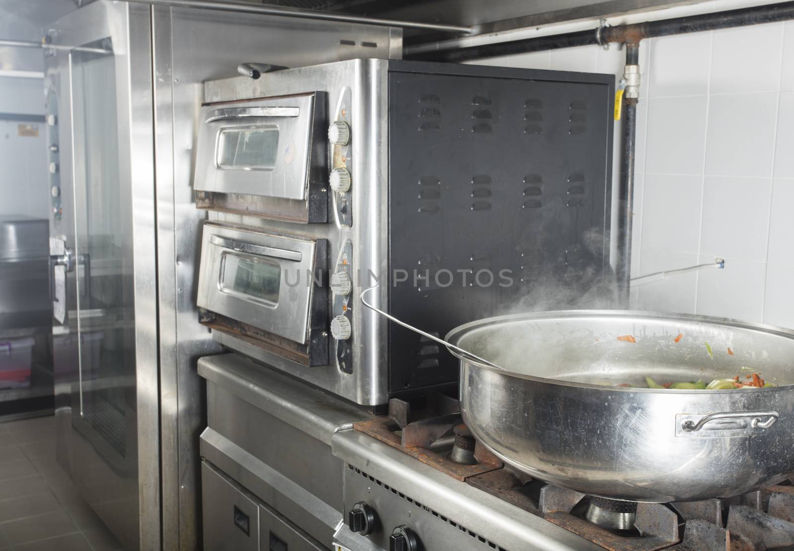 commercial kitchen in a hotel or restaurant by senkaya