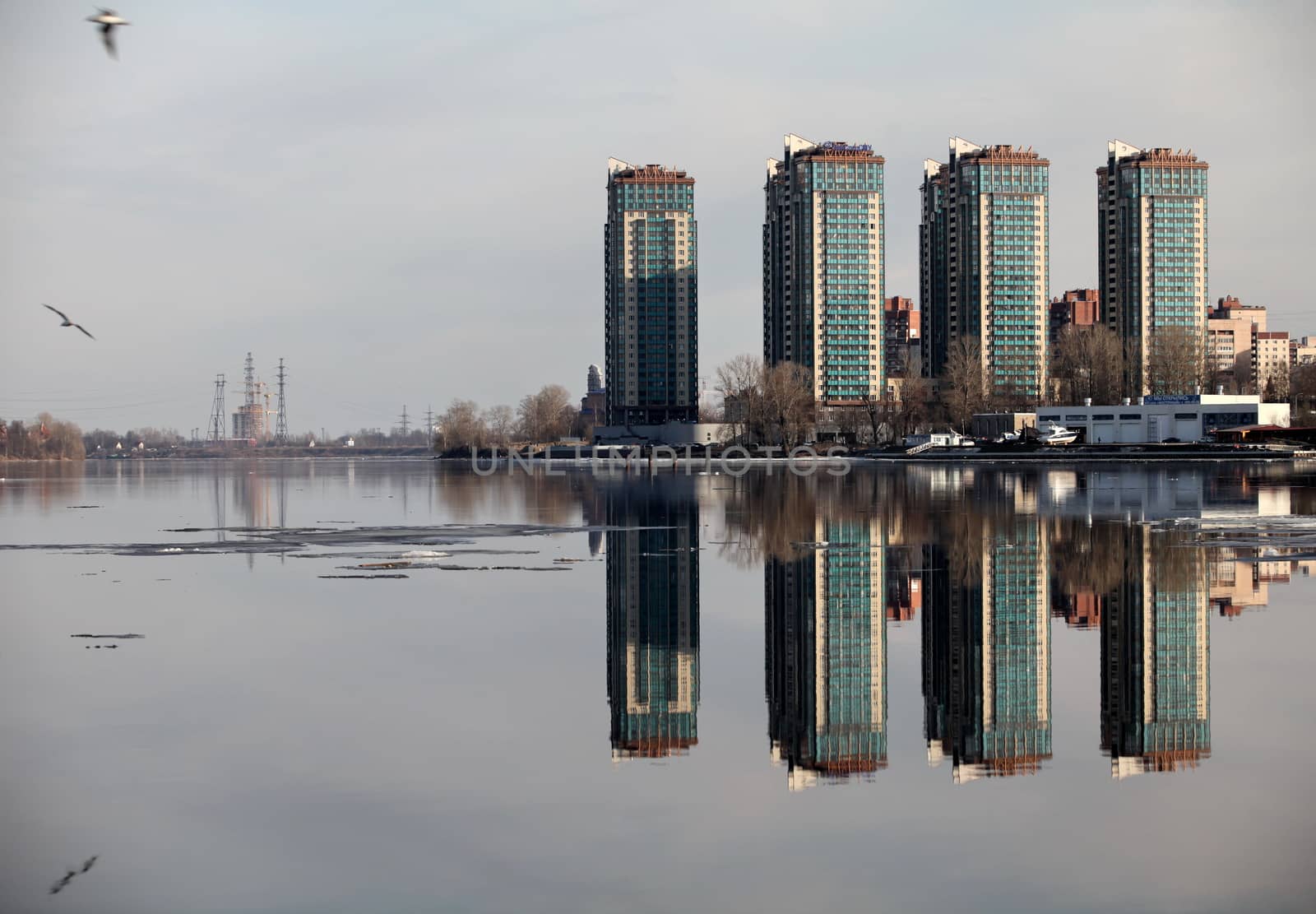 St. Petersburg, Russia, March 22, 2016 Modern architecture St. Petersburg