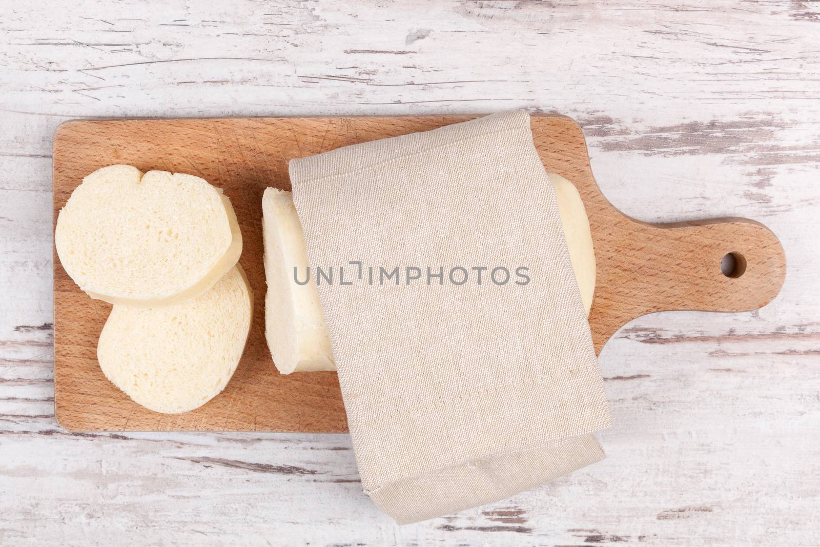 Bread dumplings. Traditional european czech eating. 