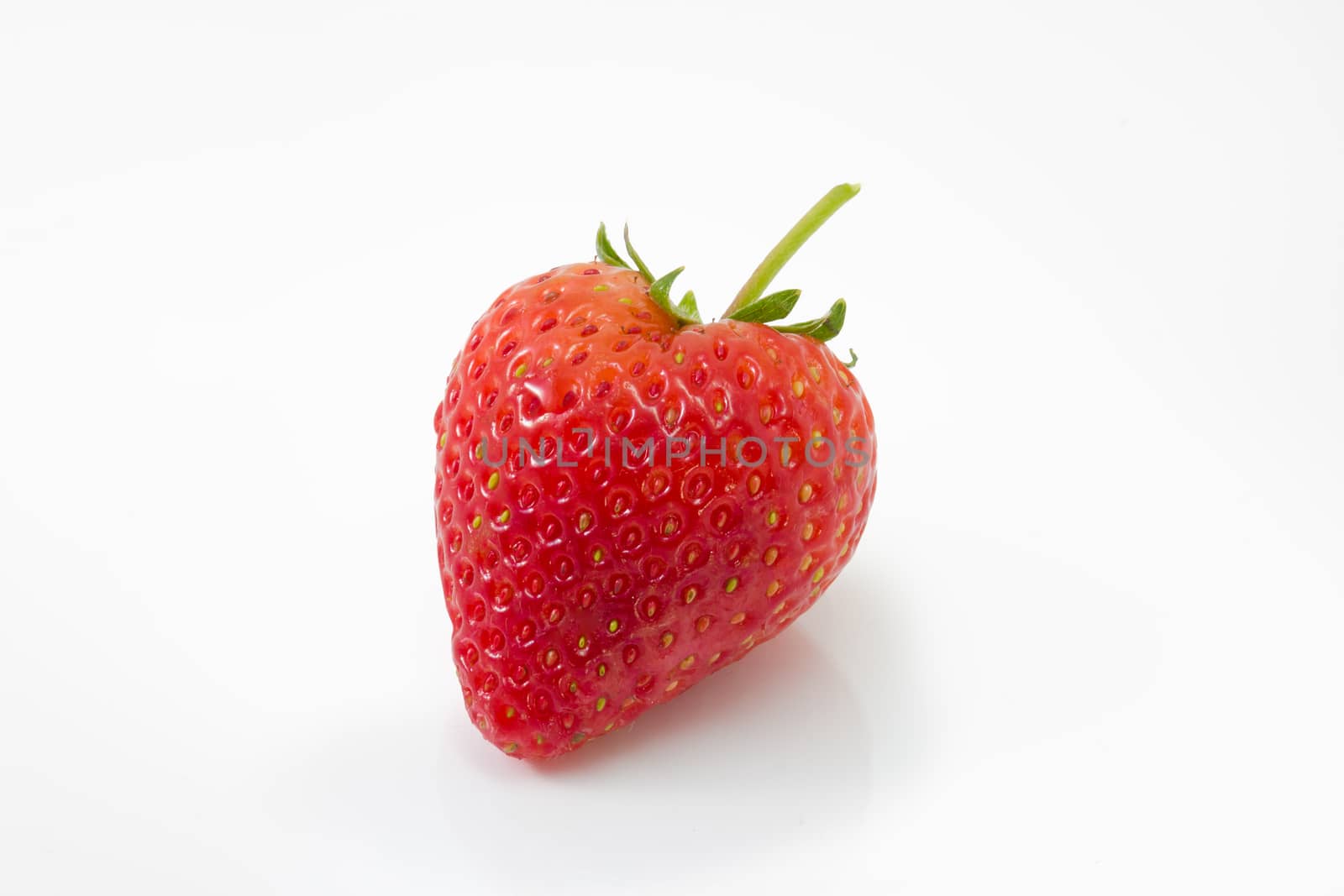 fresh strawberry isolated on white background by chingraph