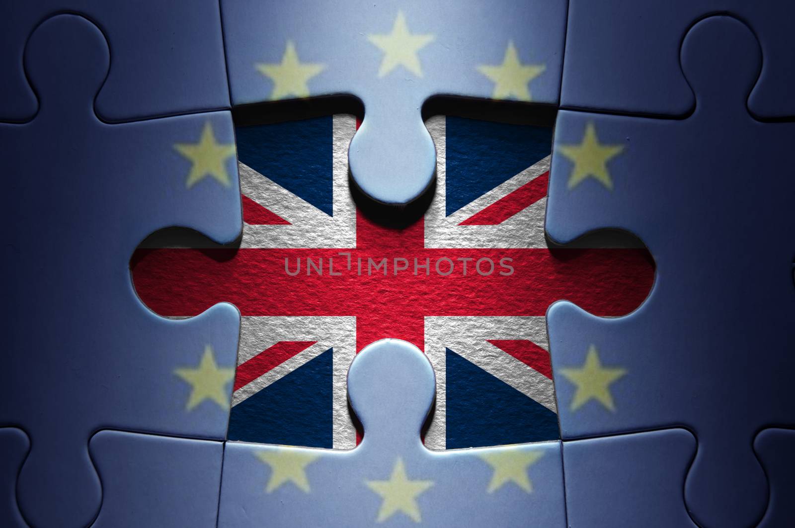 Brexit concept jigsaw puzzle  by unikpix