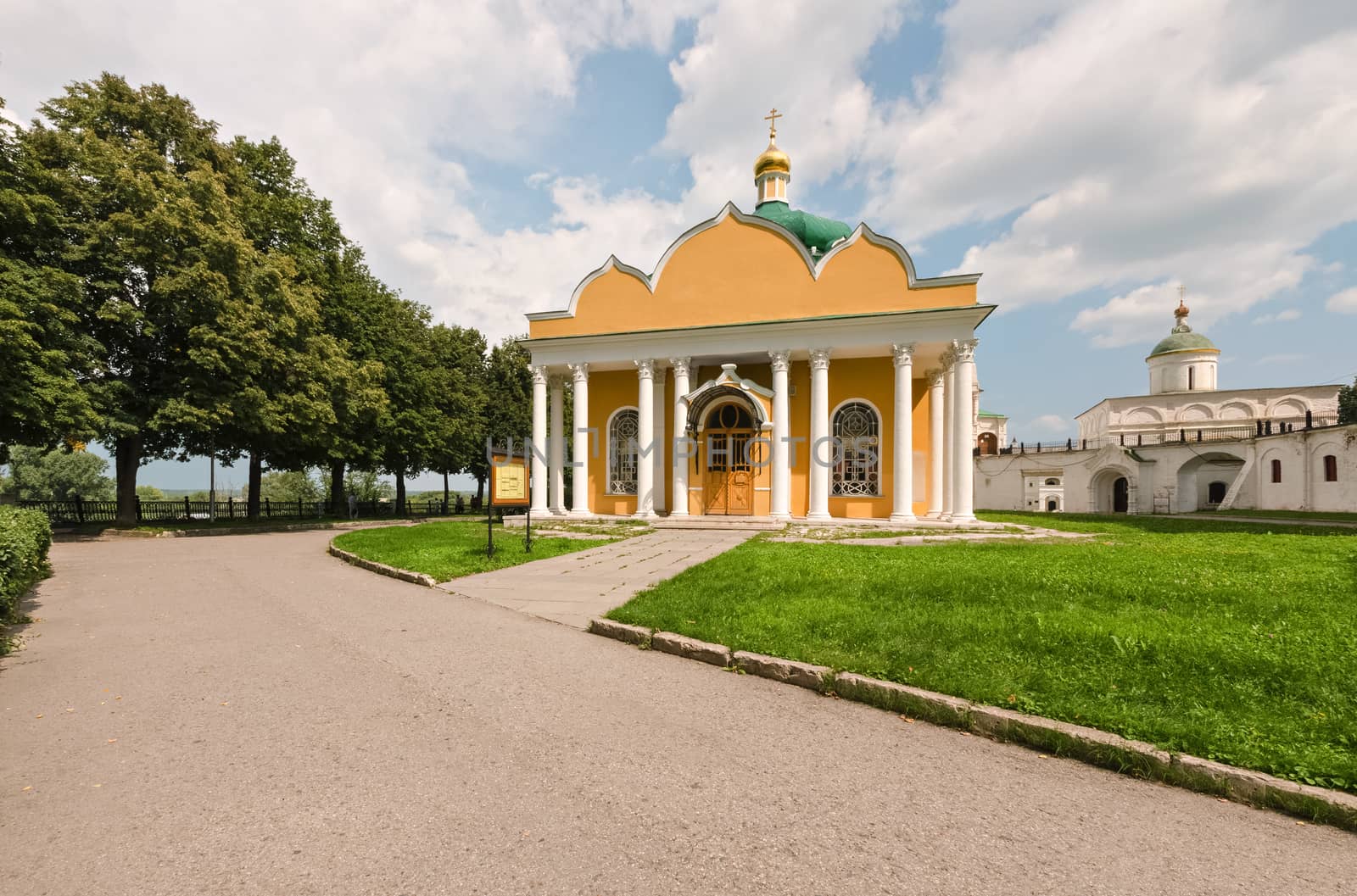 Churches in the Kremlin of Ryazan, Russia by Gaina