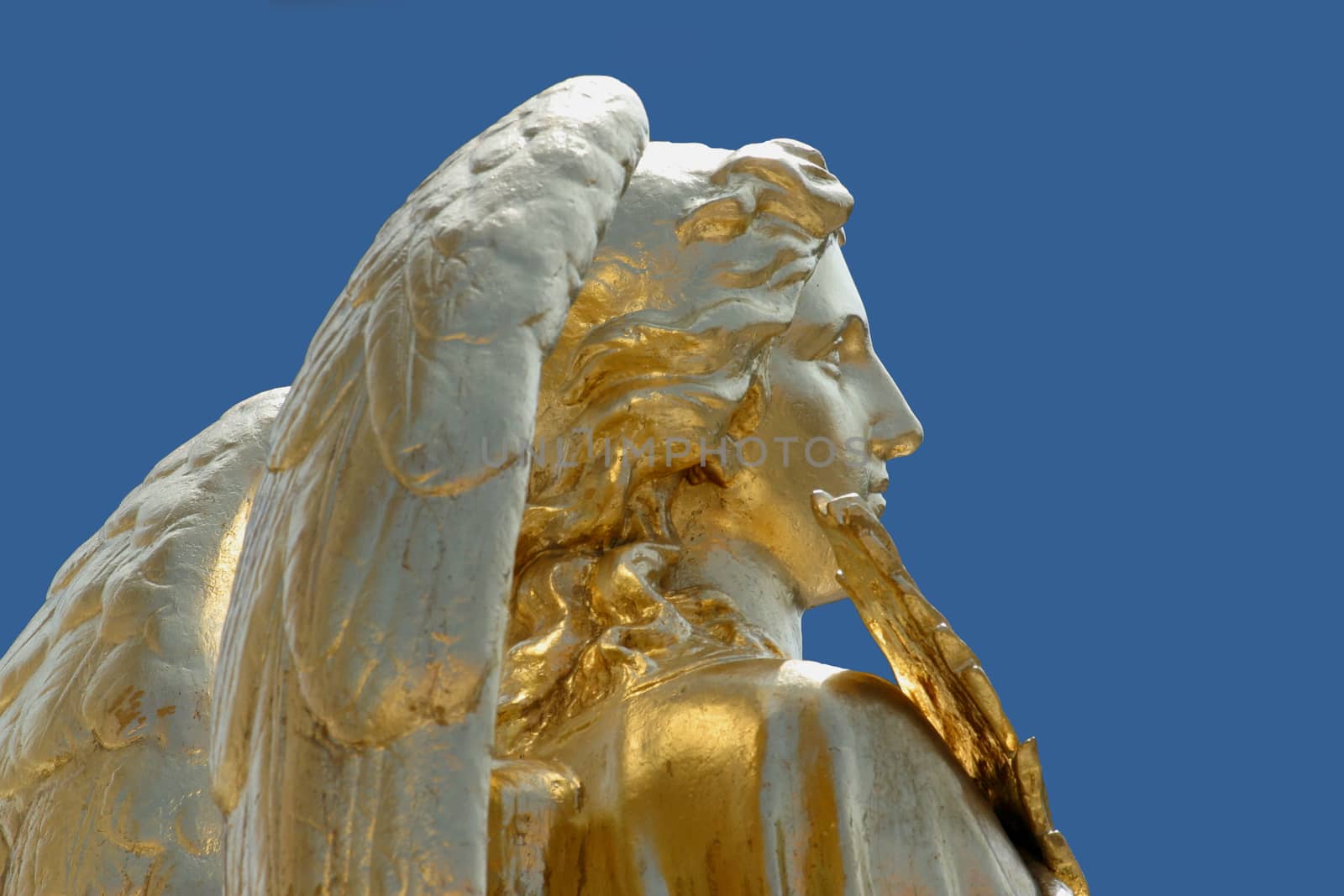 Golden statue of Angel