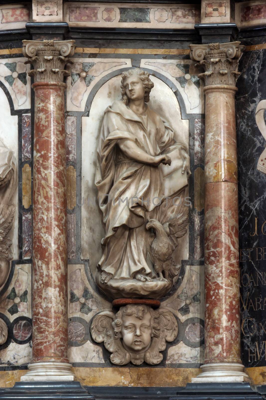 St. John the Evangelist, pulpit in Zagreb cathedral