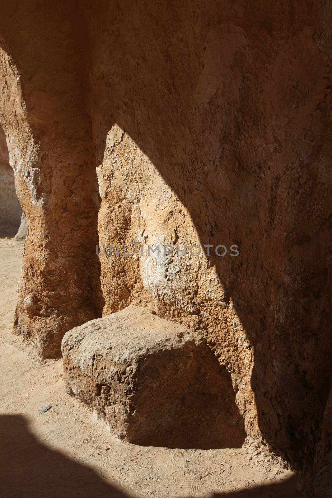 Abandoned decorations for shooting Star Wars movie